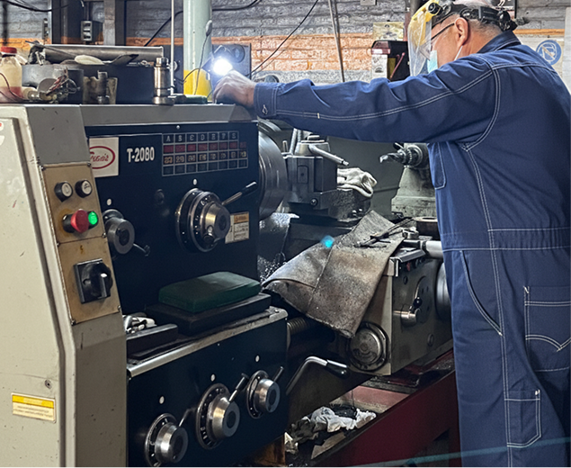 Trabajos de tornería y metalúrgica